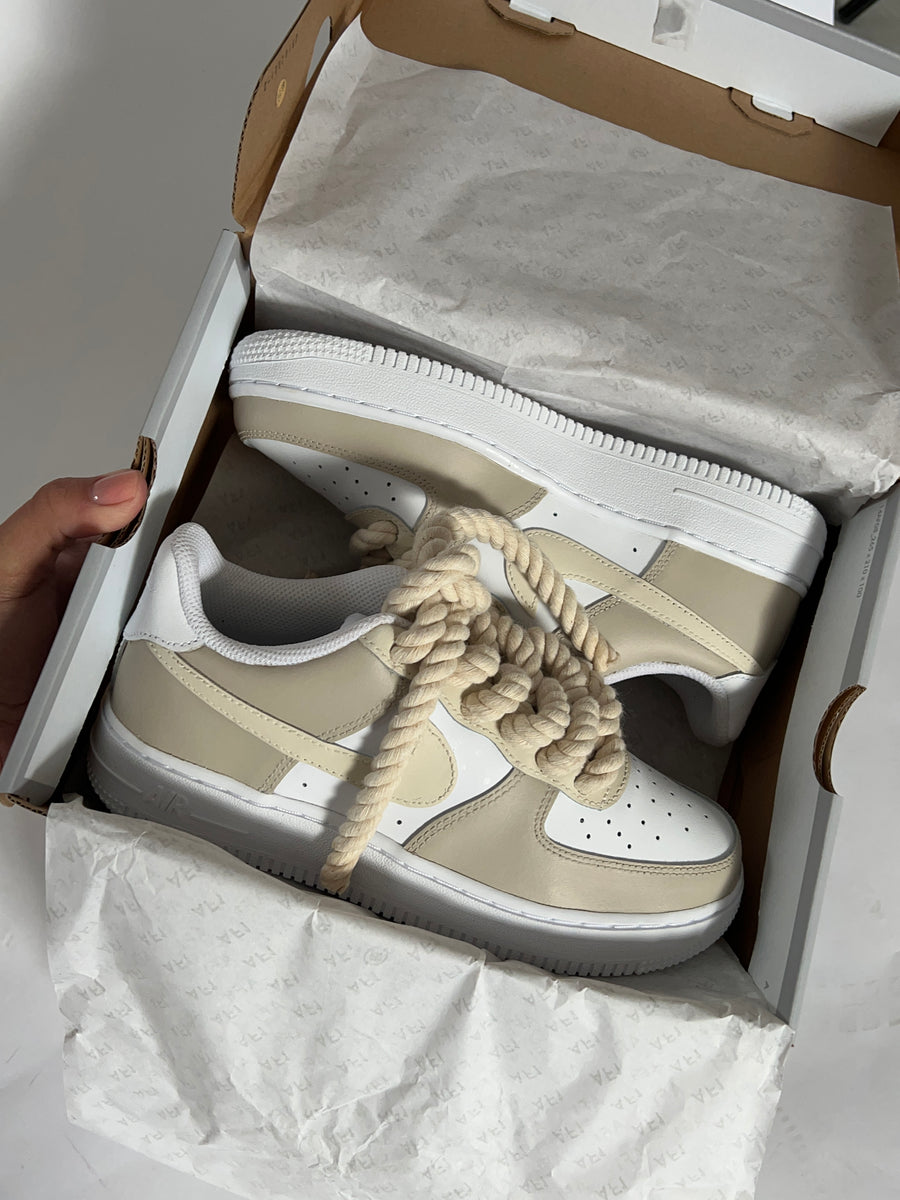 BEIGE TONES - (Rope) - Air Force 1 – josefcustomdesigns